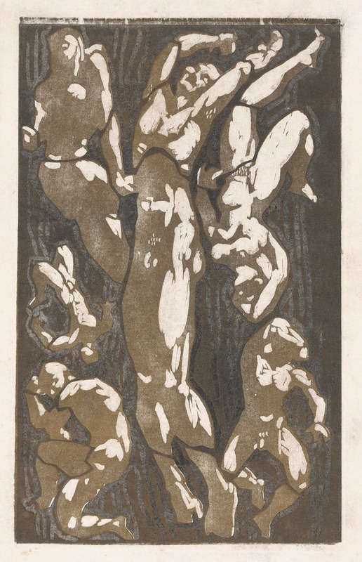 Reijer Stolk - Compositie met zes menselijke figuren