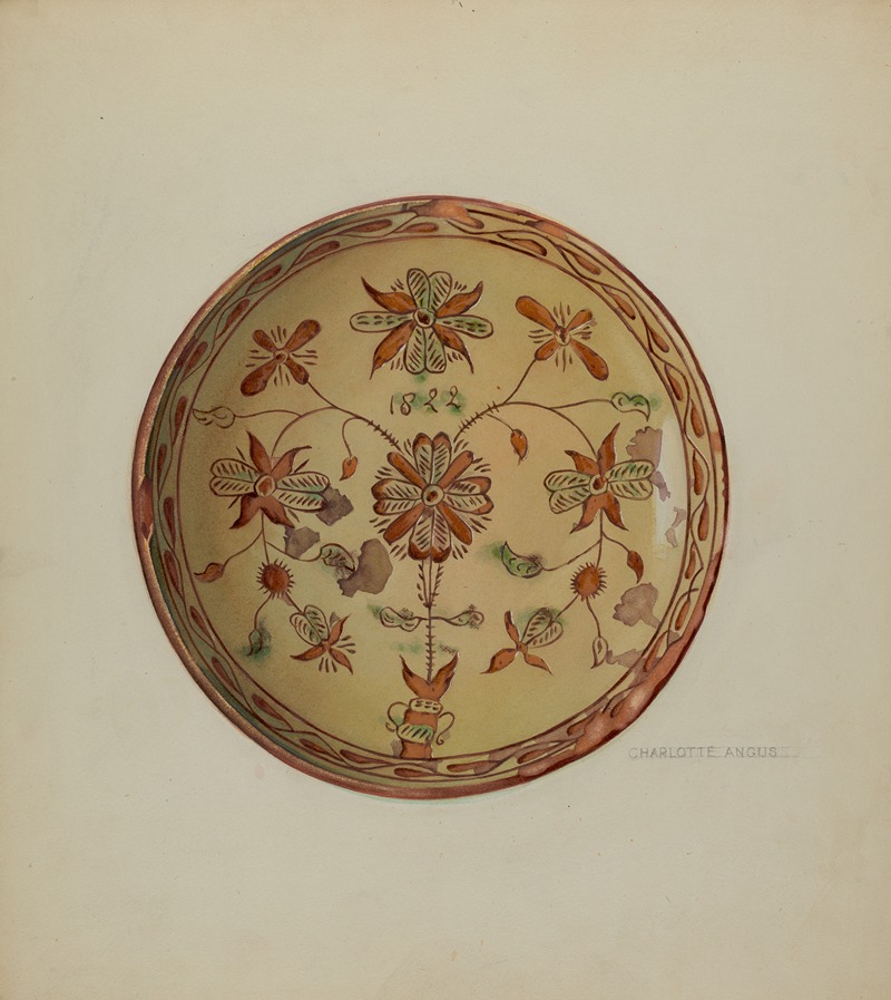 Charlotte Angus - Pa. German Plate