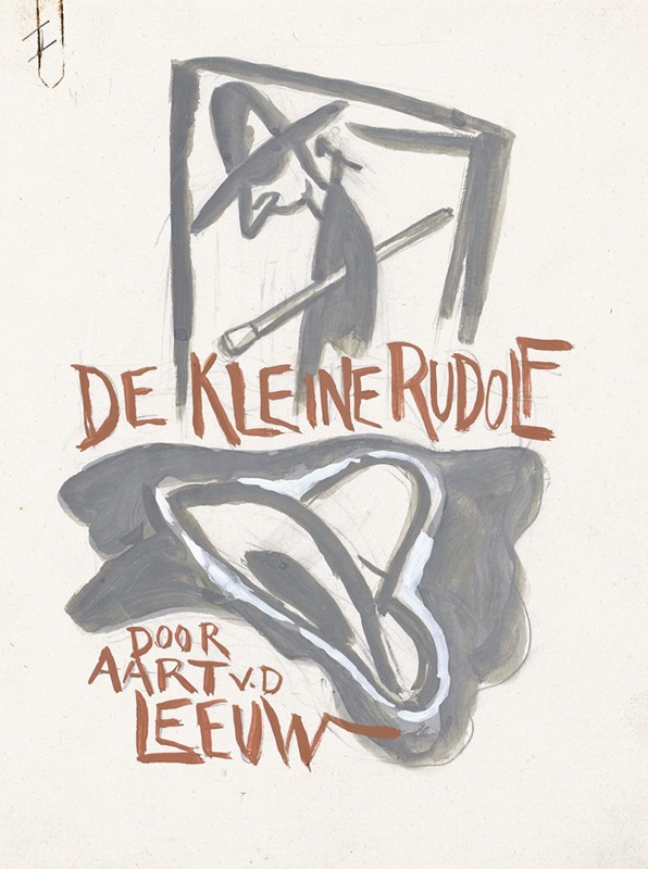 Leo Gestel - Ontwerp voor boekband van De Kleine Rudolf door Aart van der Leeuw