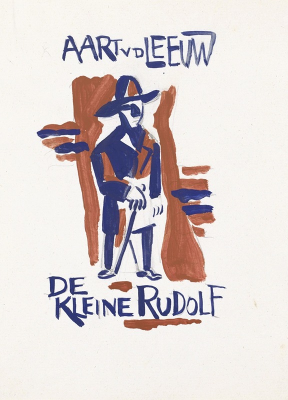 Leo Gestel - Ontwerp voor boekband van De Kleine Rudolf door Aart van der Leeuw