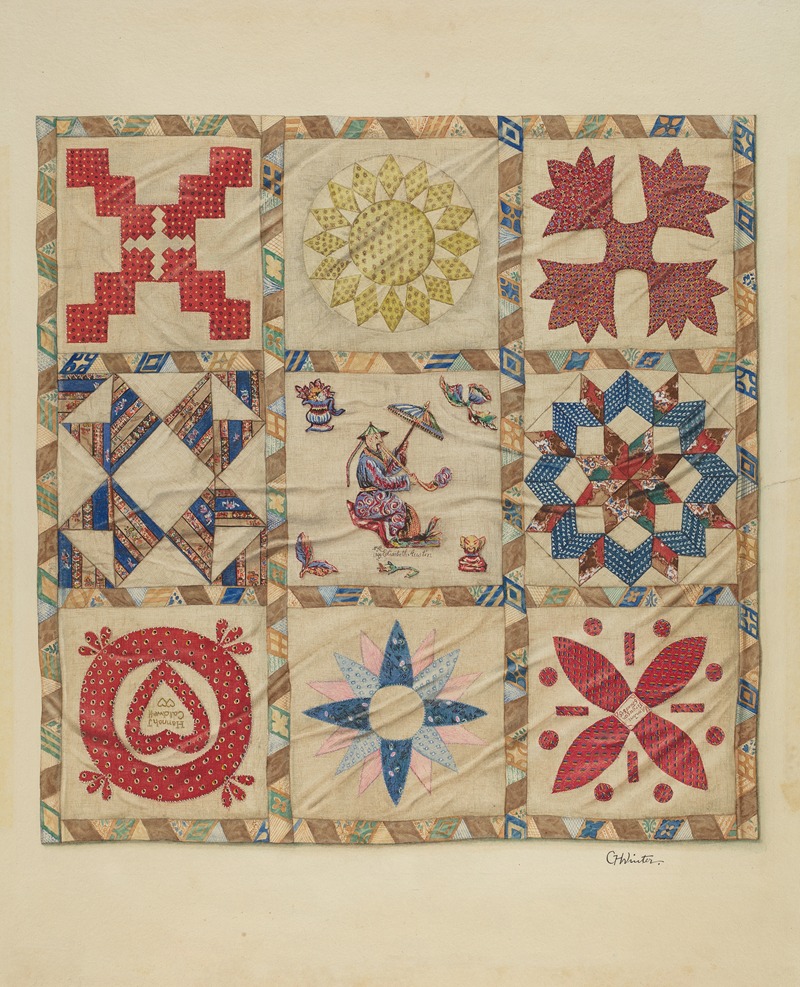 Charlotte Winter - Patchwork Quilt