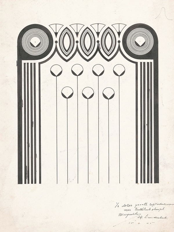 Samuel Jessurun de Mesquita - Ornamentale boekdrukstempel voor een boekband