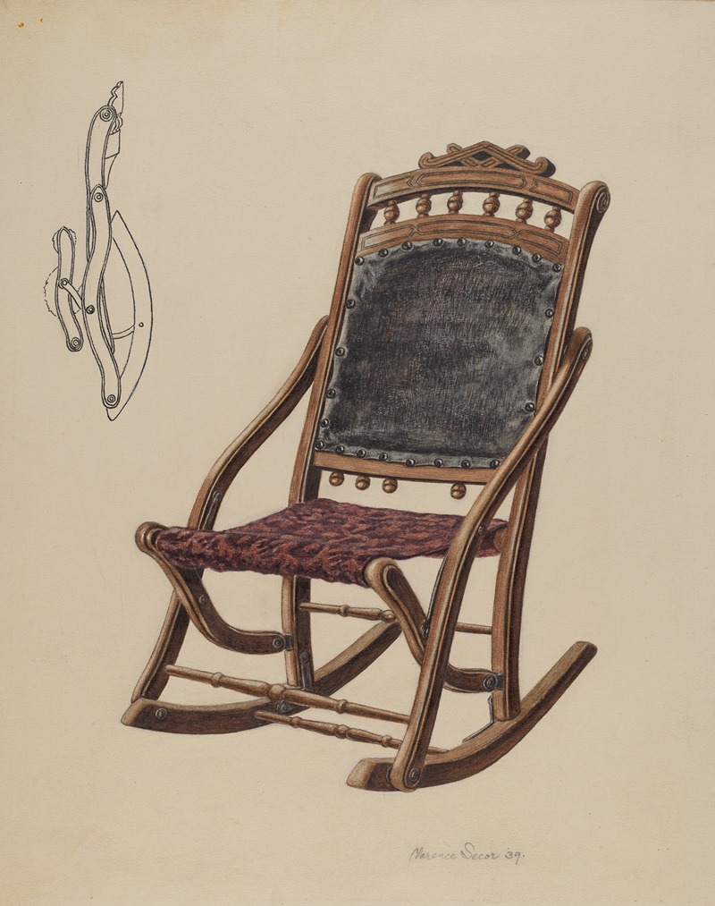 Clarence Secor - Child’s Rocking Chair