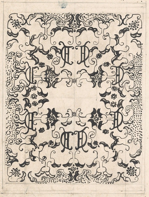 Carel Adolph Lion Cachet - Ontwerp voor een omslag voor een uitgave van Honoré Daumier en Erich Klossowski (München 1908)