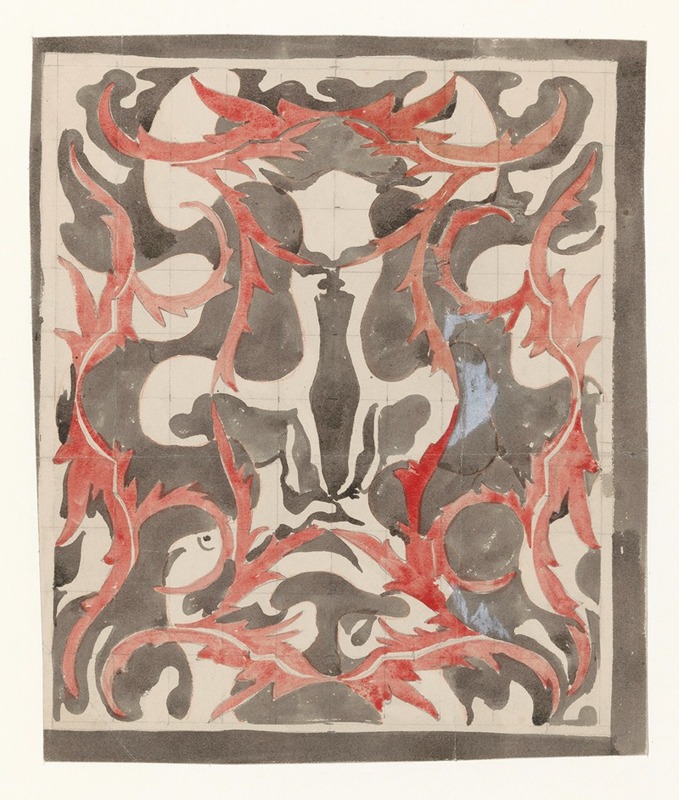 Carel Adolph Lion Cachet - Decoratief ontwerp met diermotieven