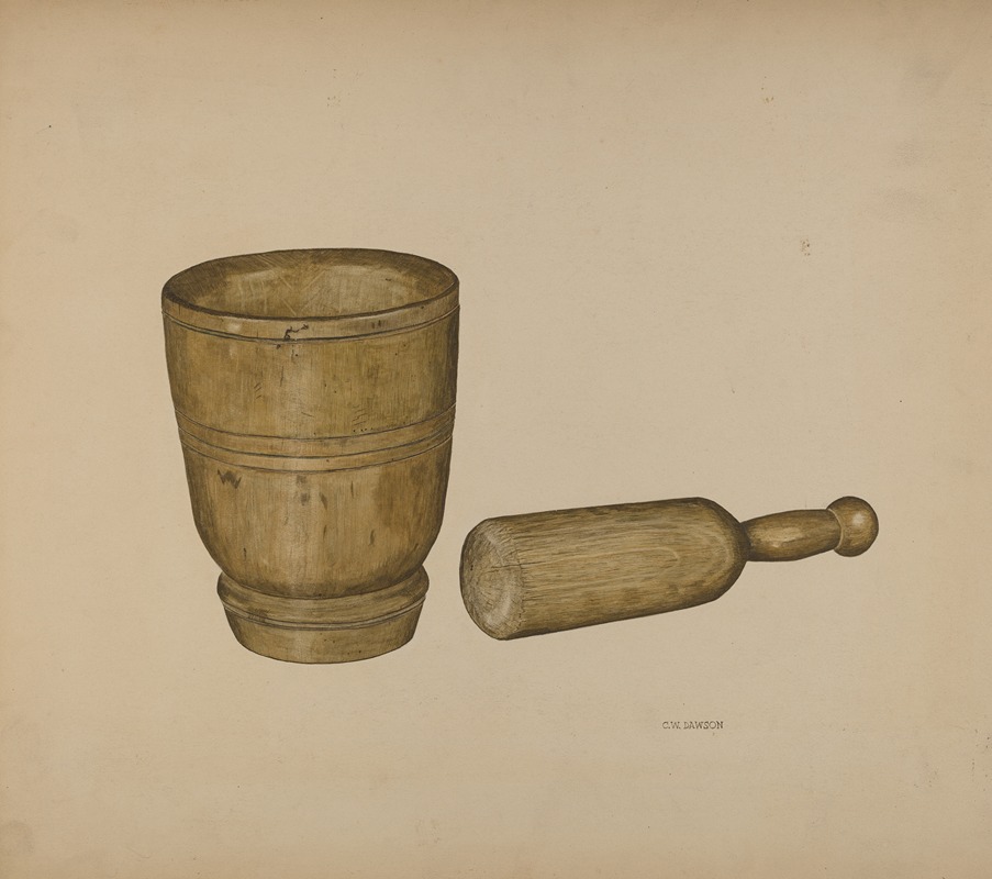 Clarence W. Dawson - Mortar and Pestle