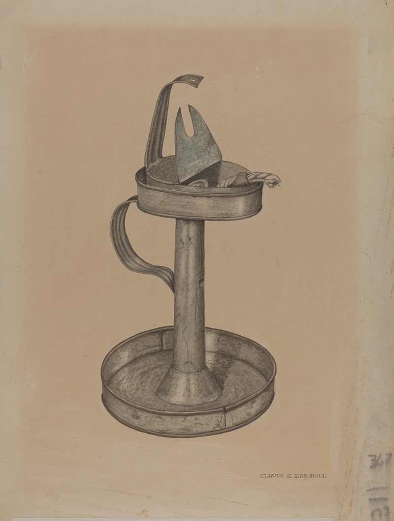 Claude Marshall - Betty Lamp and Stand