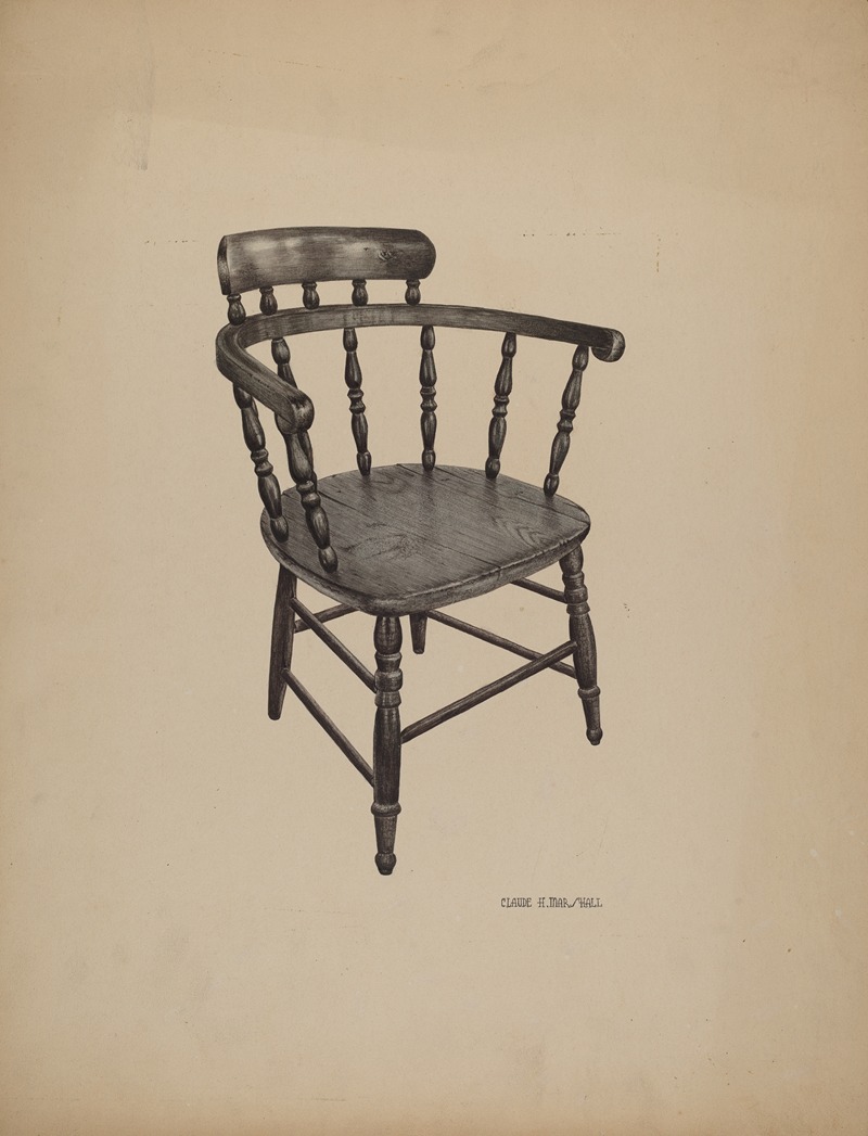 Claude Marshall - Comb Back Chair