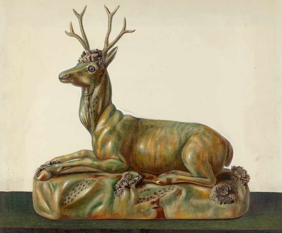 Cleo Lovett - Stag Statuette