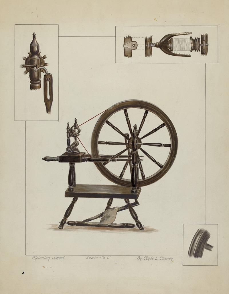 Clyde L. Cheney - Spinning Wheel