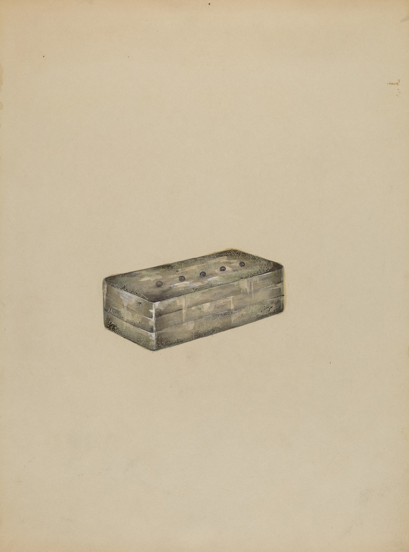 Columbus Simpson - Silver Snuff Box