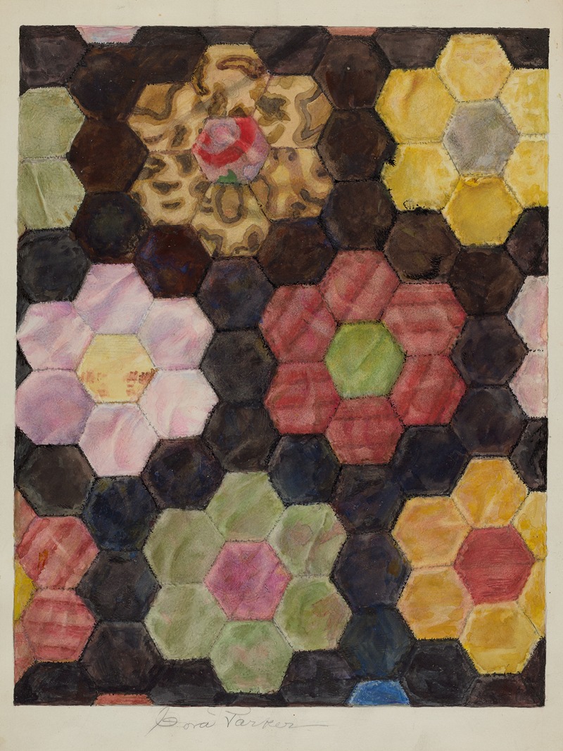 Cora Parker - Velvet Pieced Quilt