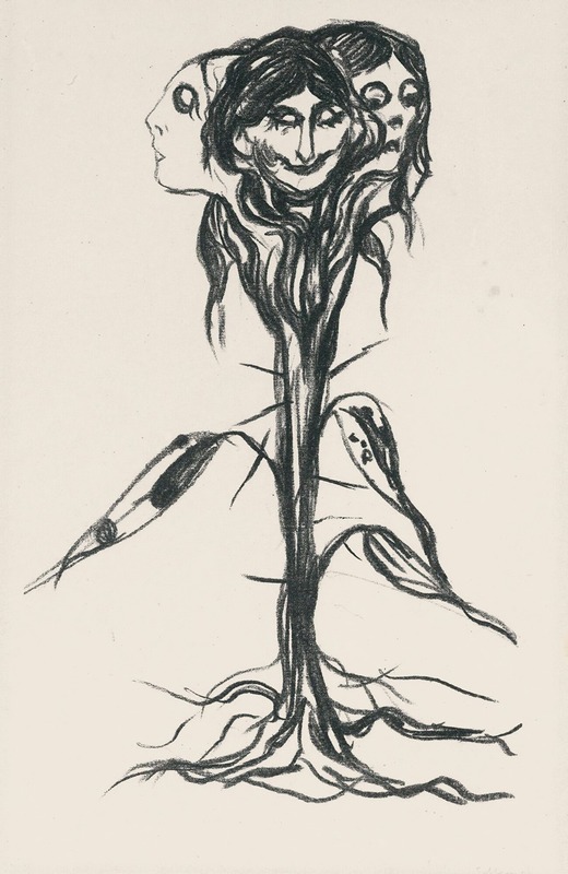 Edvard Munch - Vignette; Amaryllis