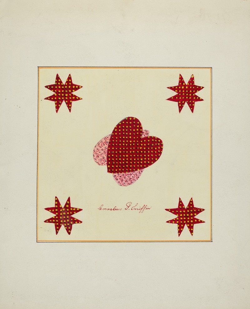 Cornelius Christoffels and Margaret Linsley - Pieced Autograph Quilt (1 Piece)
