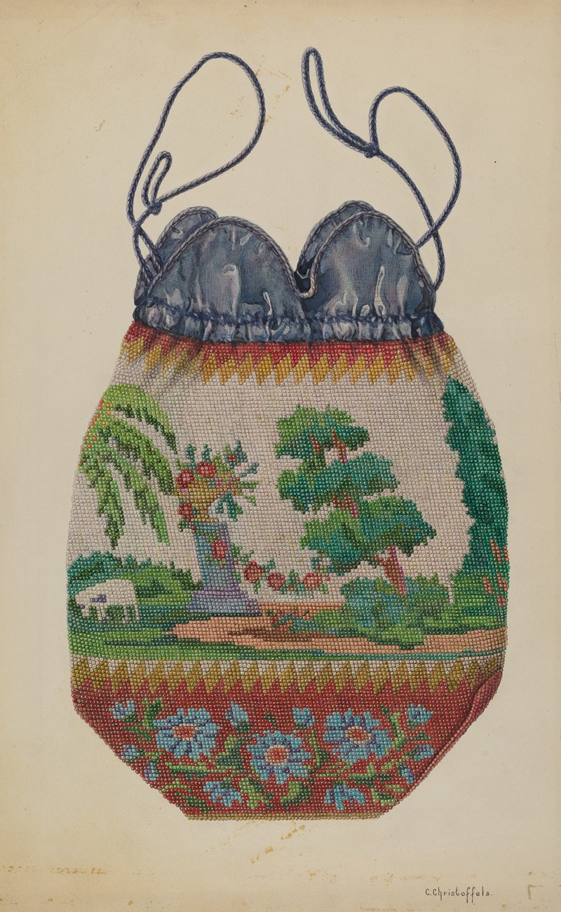 Cornelius Christoffels - Beaded Bag