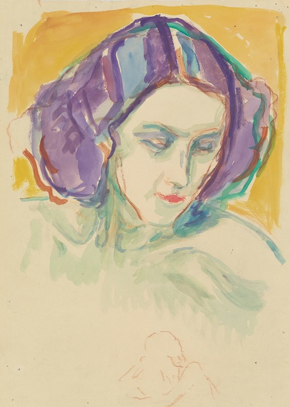 Edvard Munch - Female head