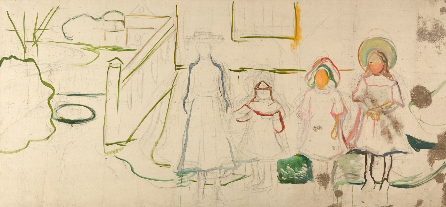 Edvard Munch - Four Girls in Åsgårdstrand