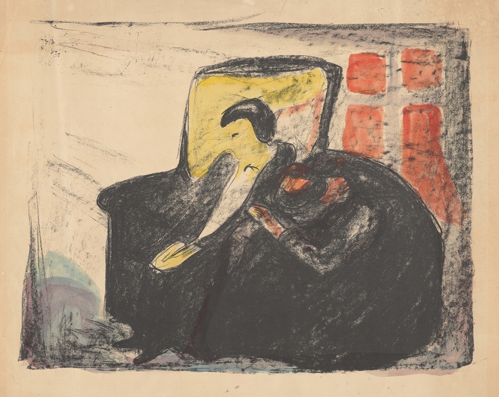 Edvard Munch - Ghosts; Osvald