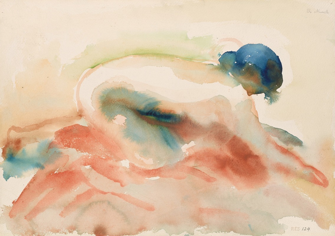 Edvard Munch - Knelende kvinneakt