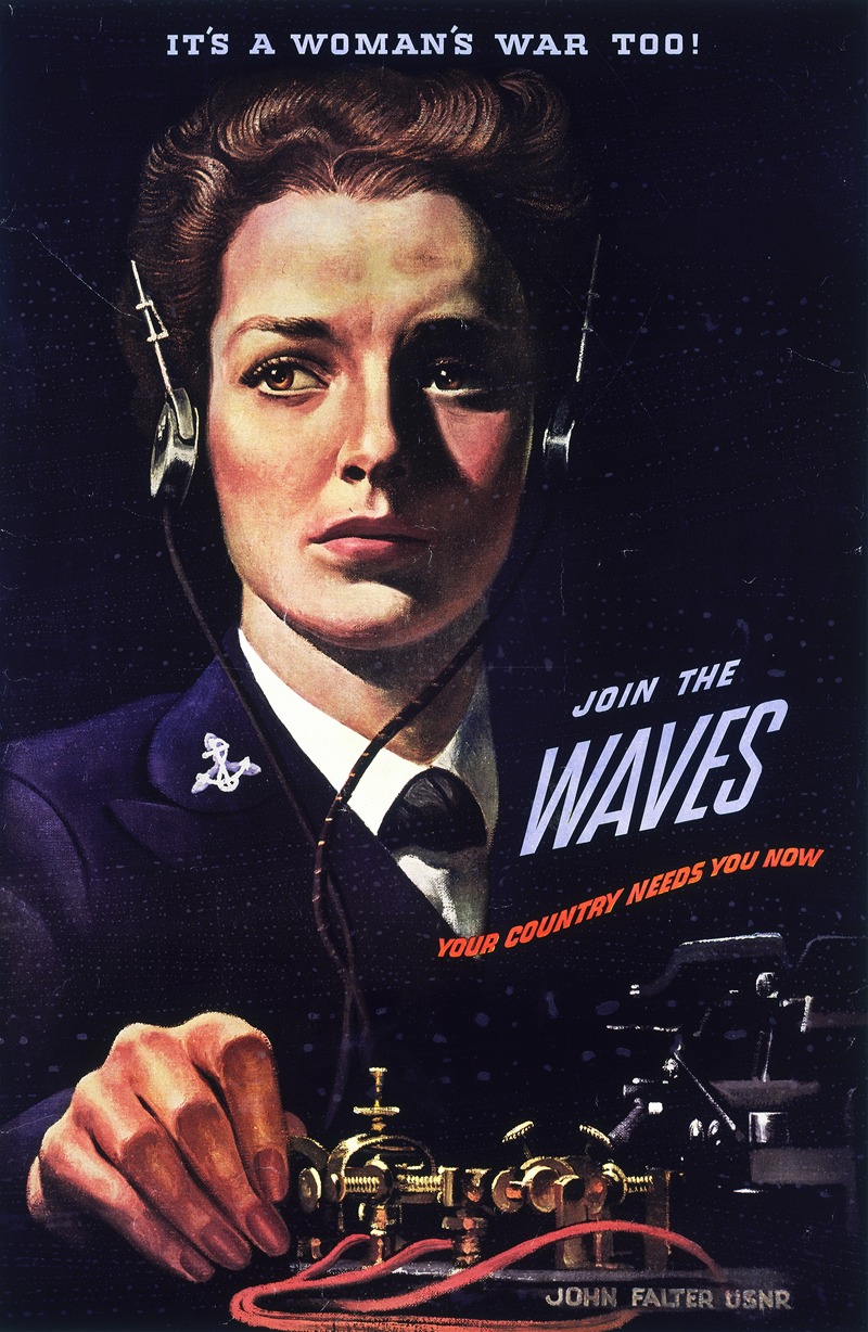 John Philip Falter - It’s a woman’s war too! Join the WAVES