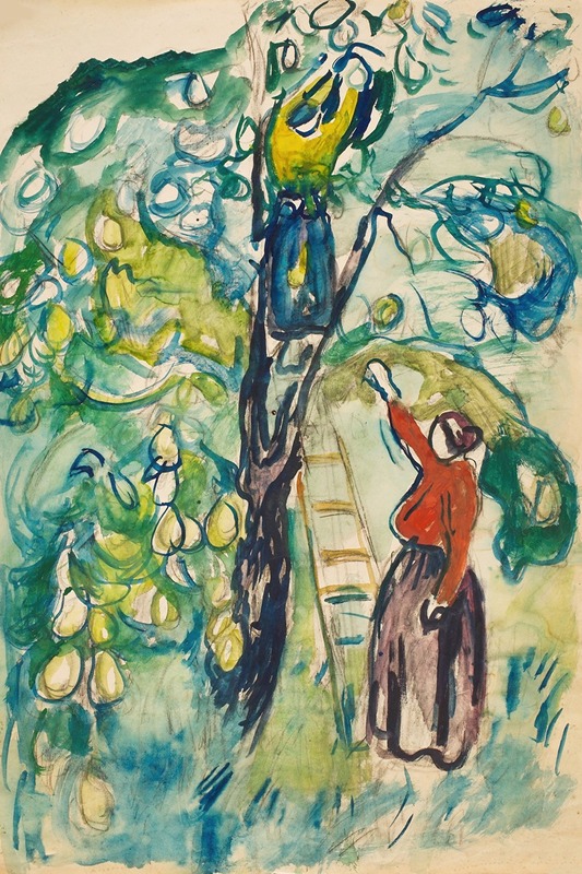 Edvard Munch - Kvinner høster frukt
