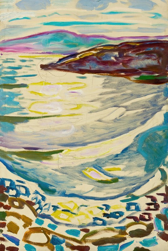 Edvard Munch - Landscape from Hvitsten