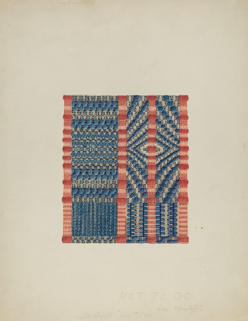 Cornelius Christoffels - Woven Textile