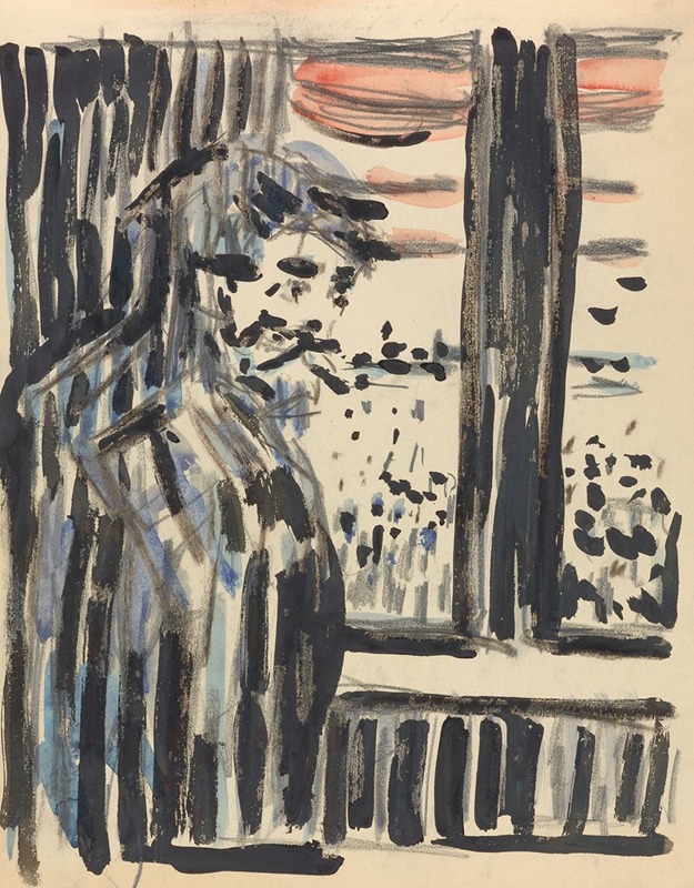 Edvard Munch - Stående figur  