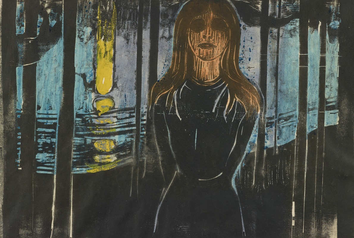 Edvard Munch - Summernight. The Voice