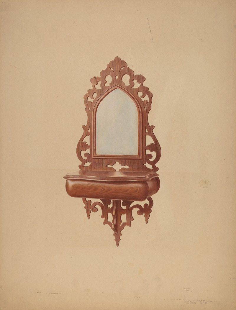 Cushman Parker - Mahogany Shaving Mirror