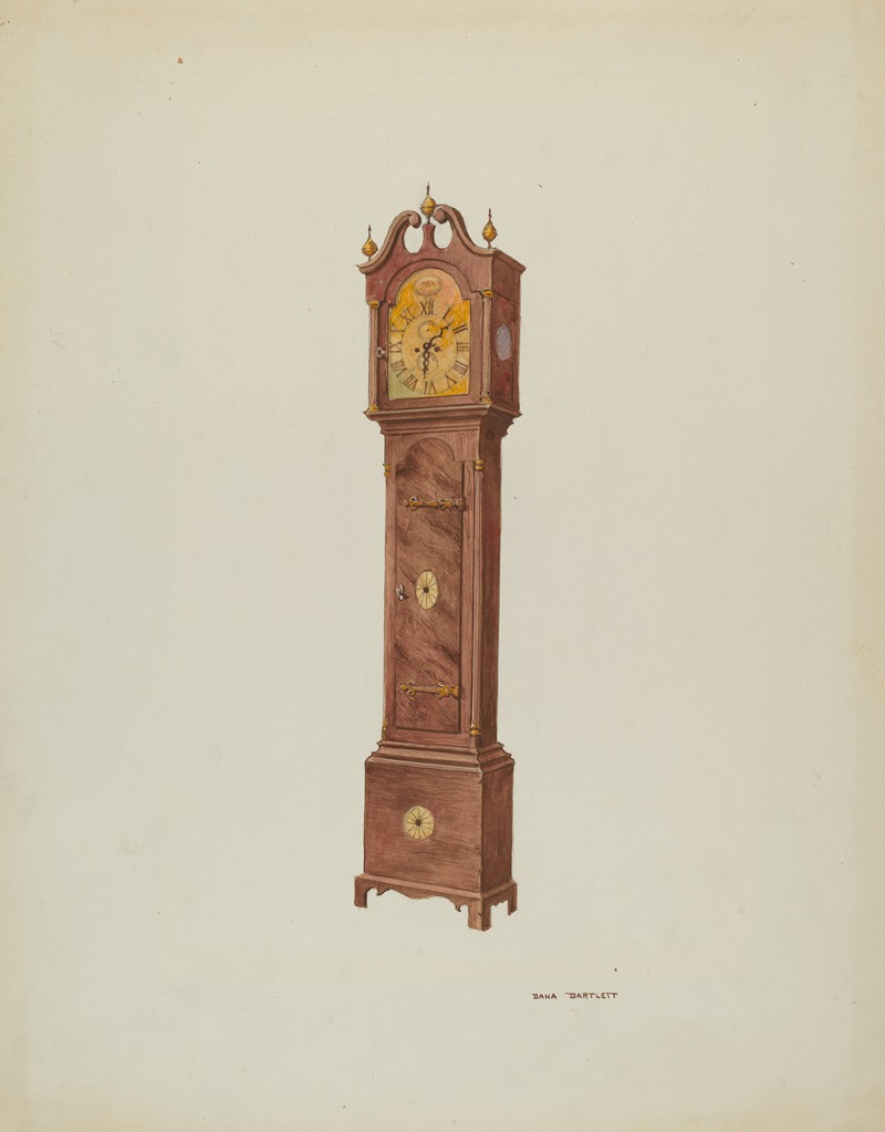 Dana Bartlett - Grandfather Clock, Angular View