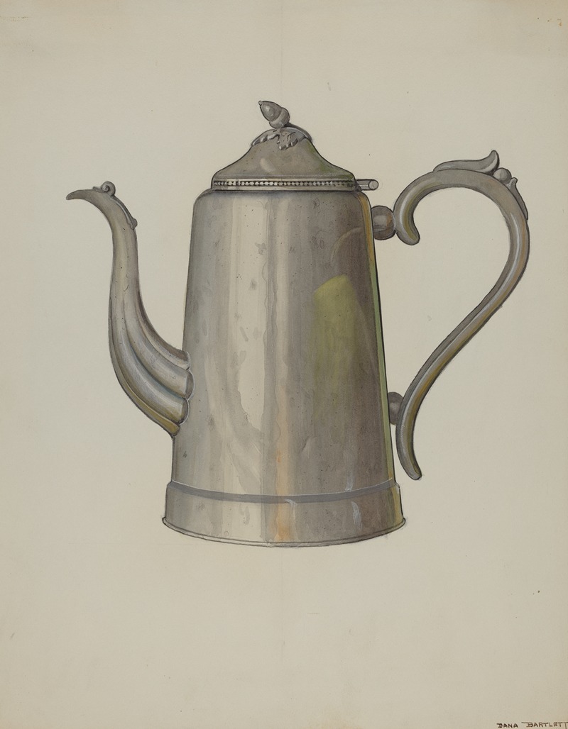 Dana Bartlett - Pewter Coffee Pot