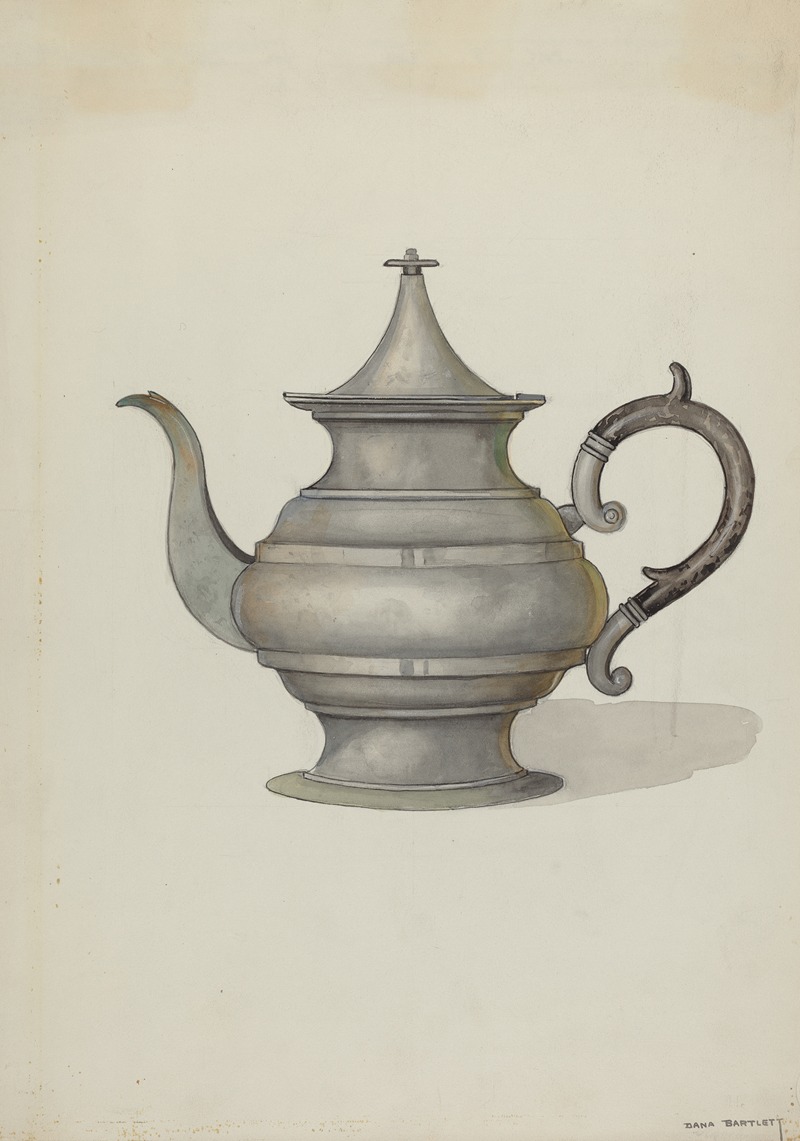 Dana Bartlett - Pewter Teapot