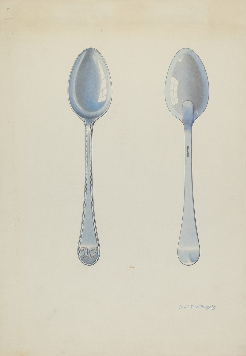 David P Willoughby - Silver Tablespoon