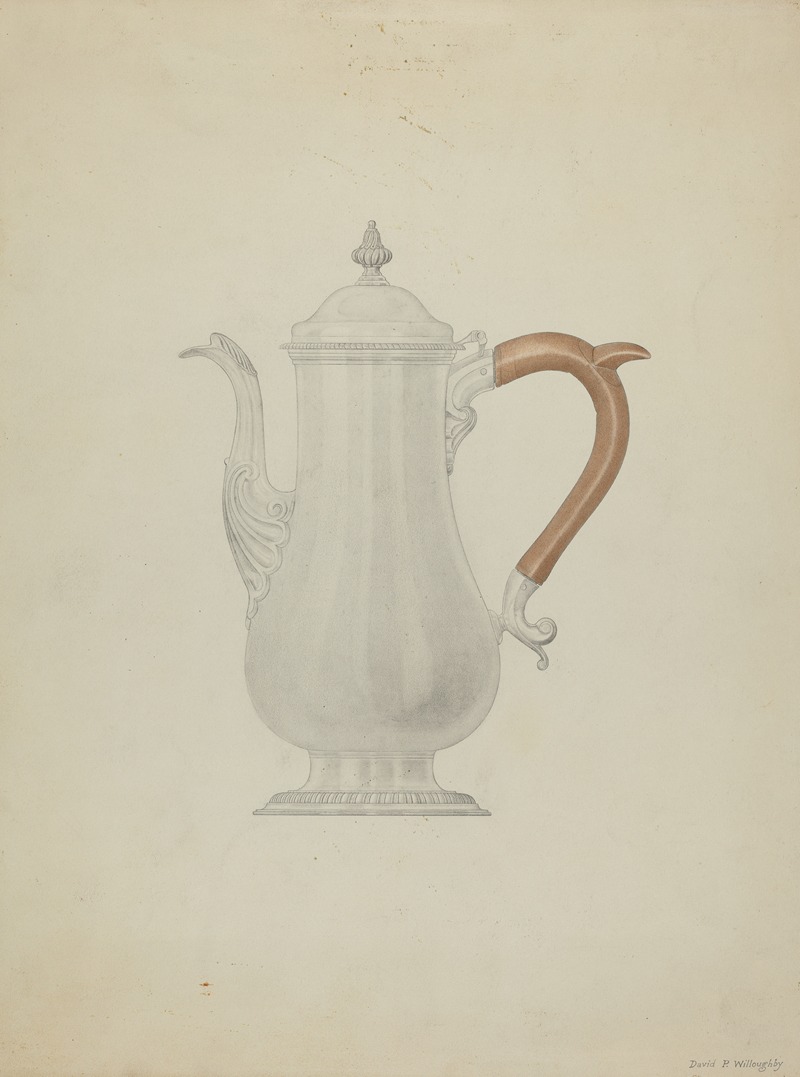 David P Willoughby - Silver Teapot
