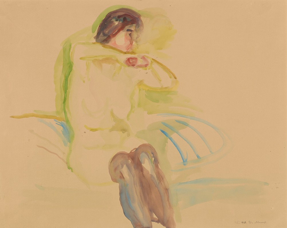 Edvard Munch - Sittende kvinneakt