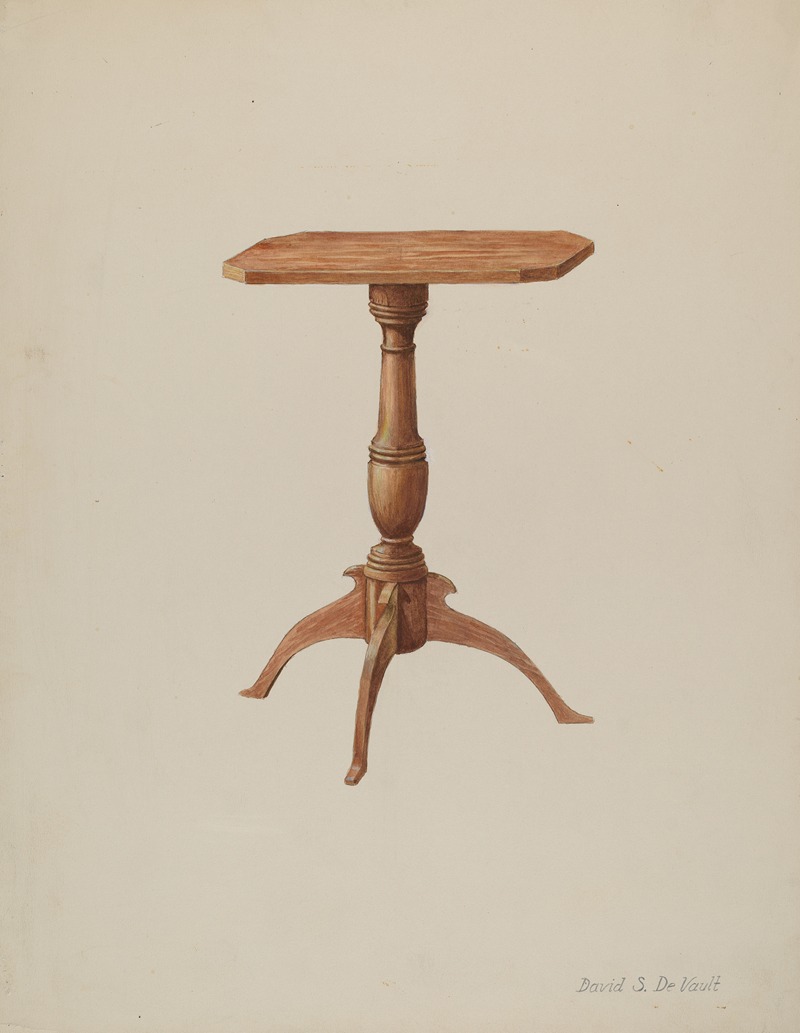 David S. De Vault - Candle Table