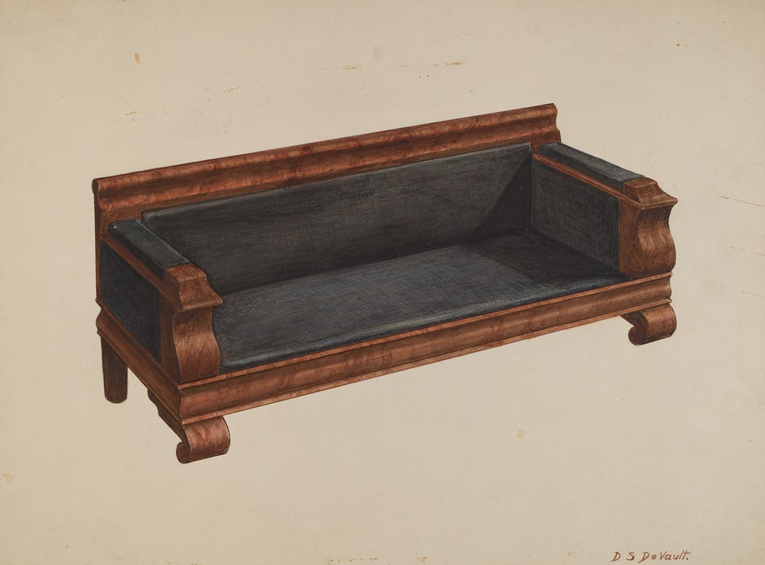 David S. De Vault - Child’s Settee