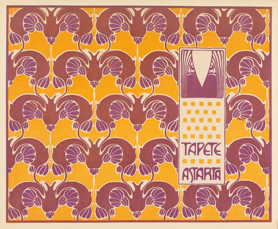Koloman Moser - Tapete Astarta (Astarta Wallpaper)