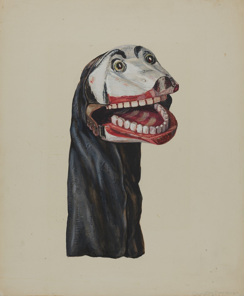 Dorothy Brennan - Dog Toby Hand Puppet