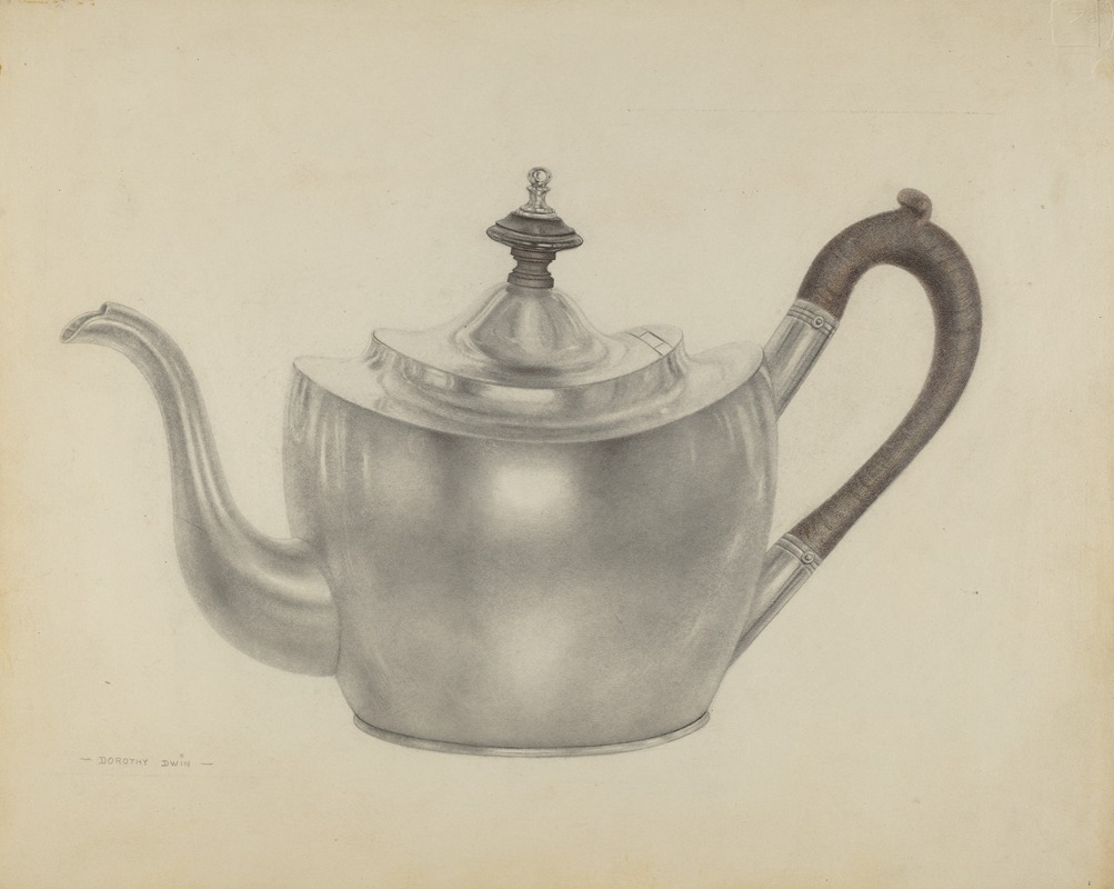 Dorothy Dwin - Silver Teapot