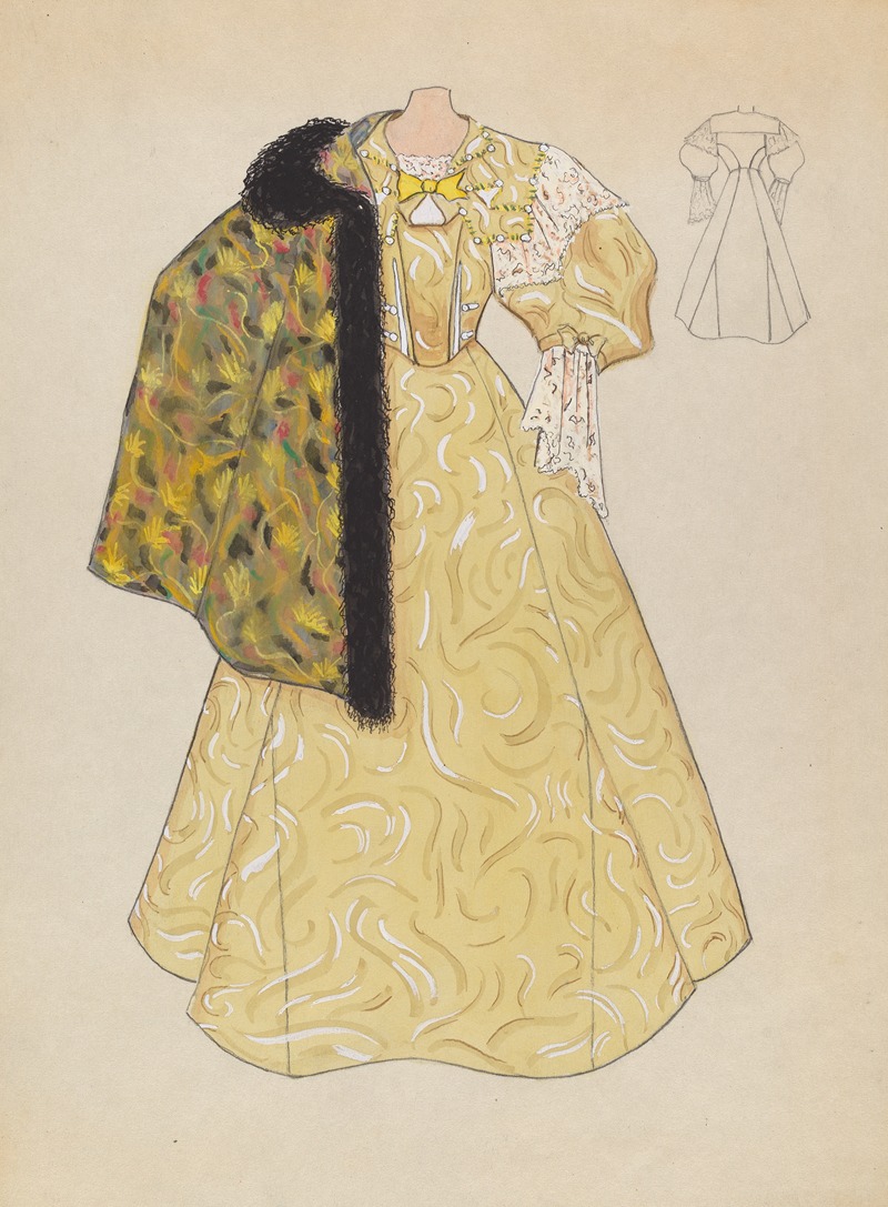 Dorothy Gernon - Evening Dress and Cape