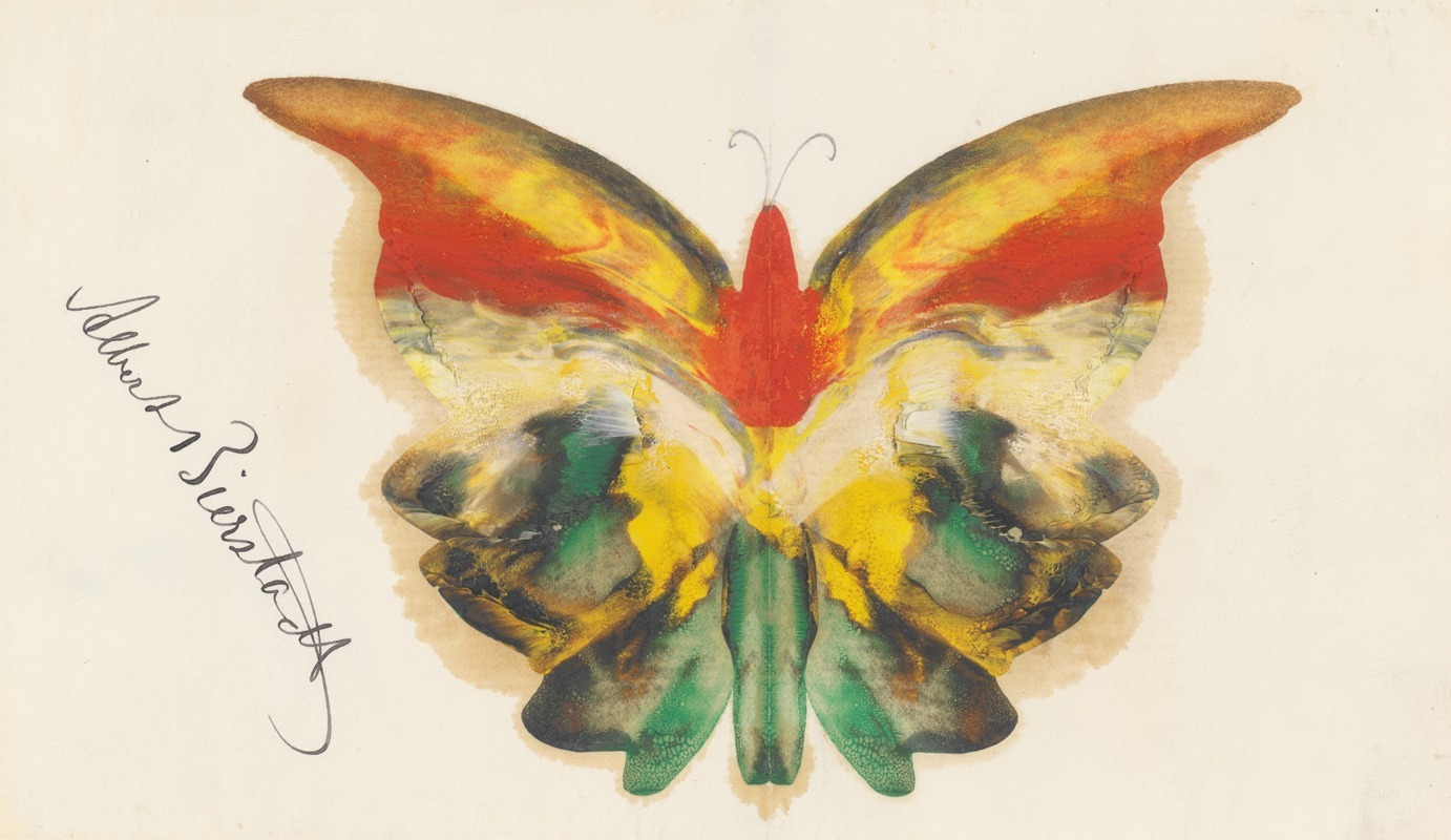 Albert Bierstadt - Yellow Butterfly