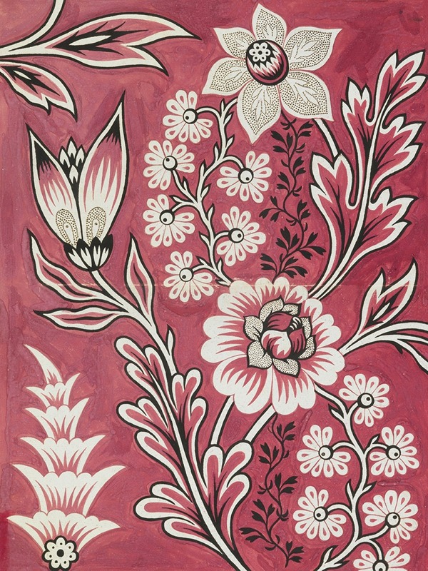 Anonymous - Design for a printed fabric