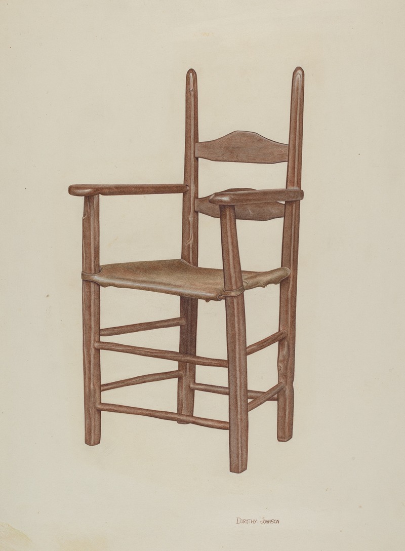 Dorothy Johnson - High-bottom High-back Armchair