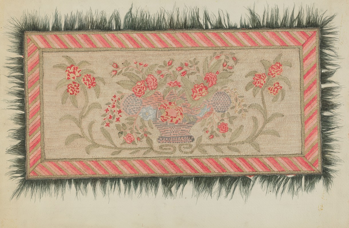 Dorothy Lacey - Embroidered Rug