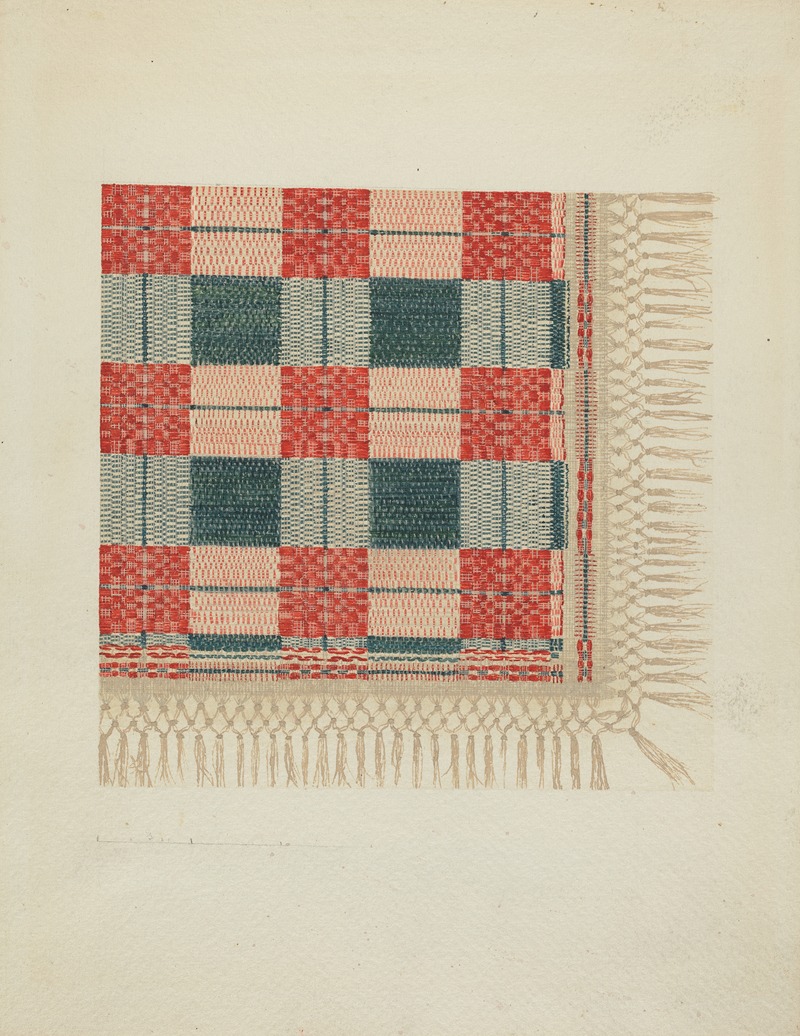 Dorothy Lacey - Woven Coverlet