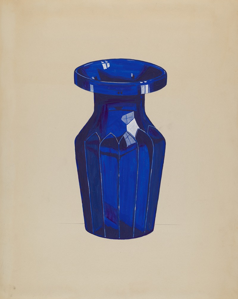 Dorothy Posten - Cobalt Vase