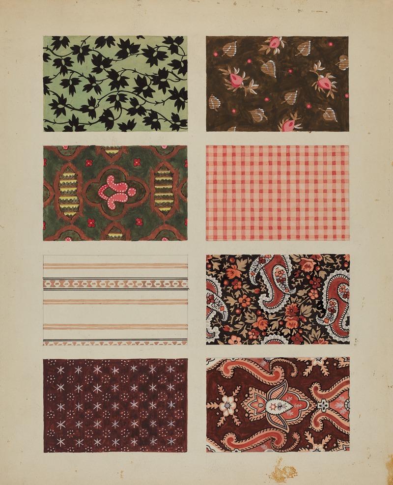 Dorothy Posten - Figured Material from Quilt