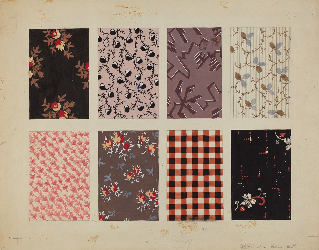 Dorothy Posten - Figured Material from Quilt